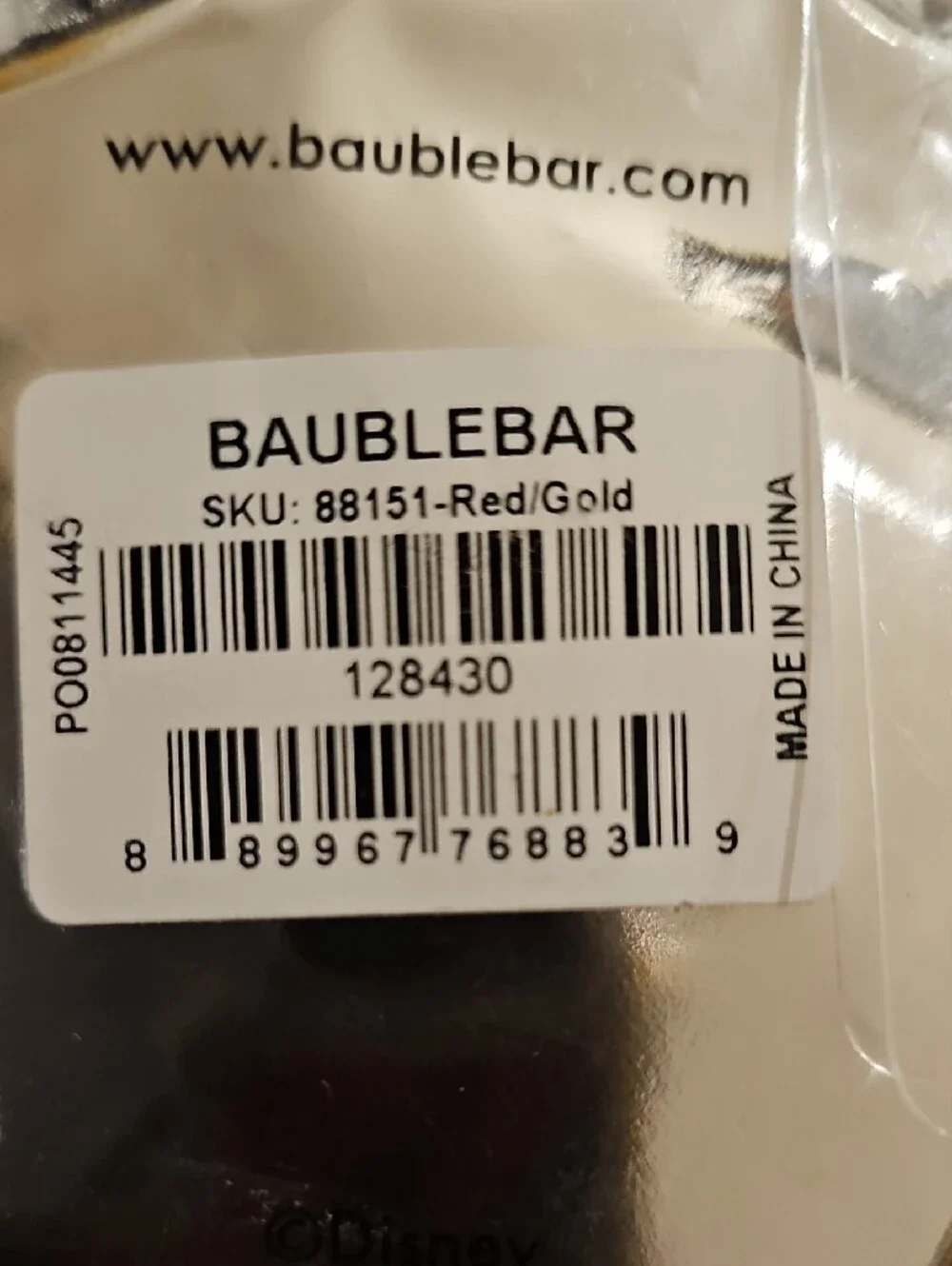 BaubleBar disney keychain